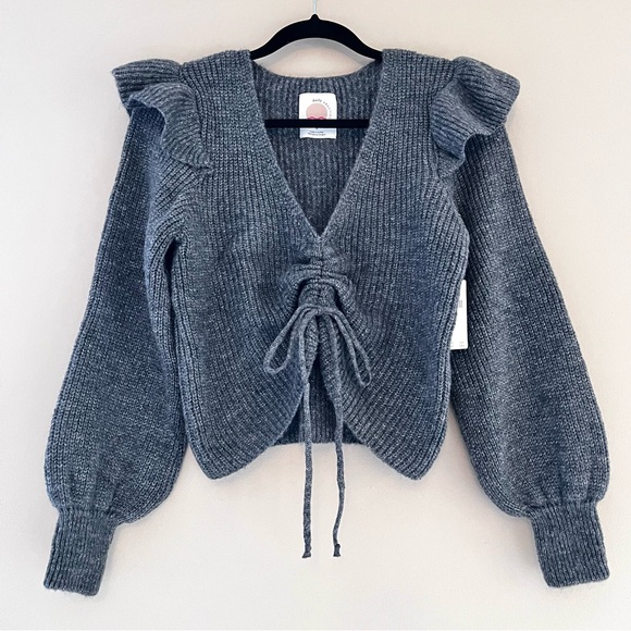 NWT Anthropologie Daily Practice Ruffled Knit Lounge Set - Picture 4 of 12